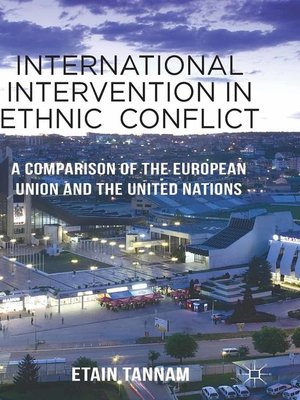cover image of International Intervention in Ethnic Conflict